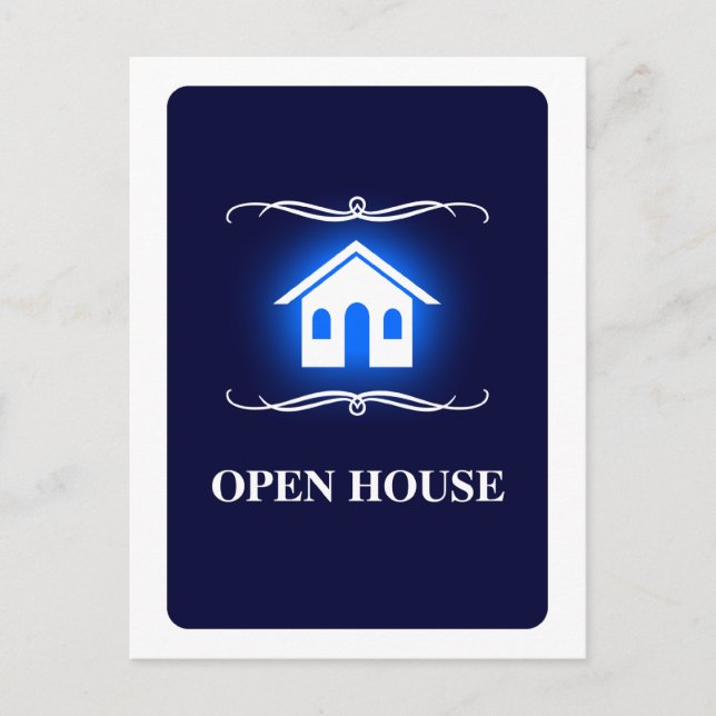 mod open house announcement postcard (Front)