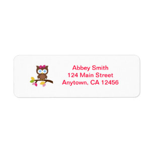 Mod Owl Return Address labels