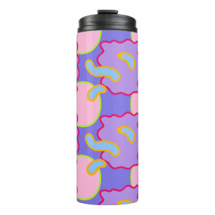Mod Pastel Bubbles And Blobs Thermal Tumbler
