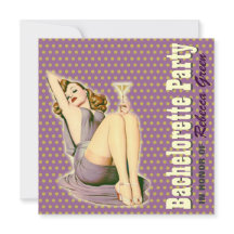 mod pattern retro pin up bachelorette party