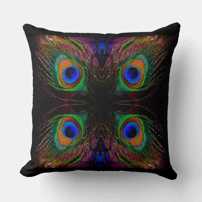 Mod Peacock Cushion (Front)