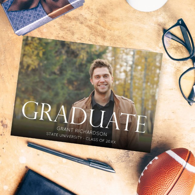 Mod Photo Graduation Party Invitation (Creator Uploaded)