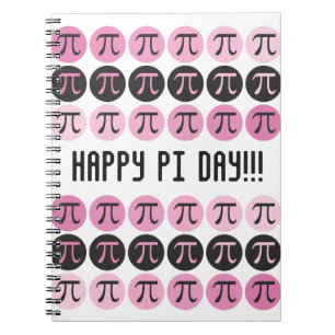 Mod Pi - Cool Pink Pi Notebook