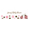 Mod Pink Ladybug Baby Shower Banner Sign