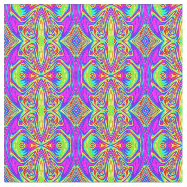 Mod Rainbow 4 Fabric (Close Up)