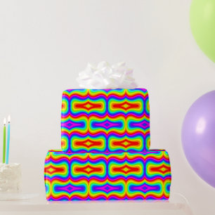 Mod Rainbow Wrapping Paper