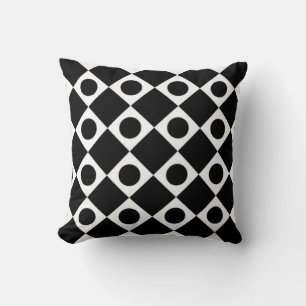 Mod Retro 60's Black Cushion