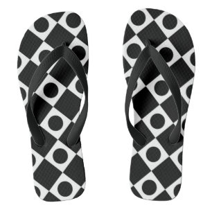 Mod Retro 60's Black Thongs