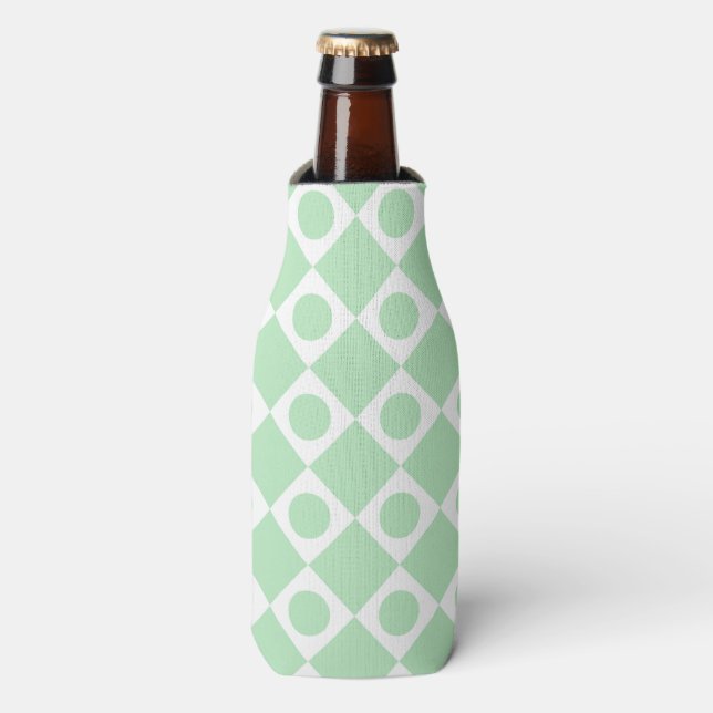 Mod Retro 60's Mint Bottle Cooler (Bottle Front)