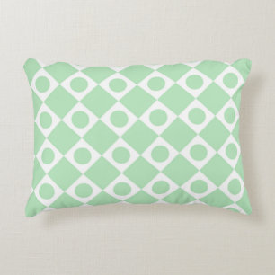 Mod Retro 60's Mint Decorative Cushion