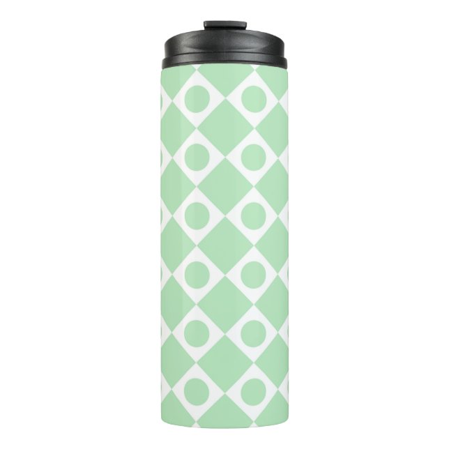 Mod Retro 60's Mint Thermal Tumbler (Front)