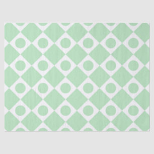 Mod Retro 60's Mint Tissue Paper
