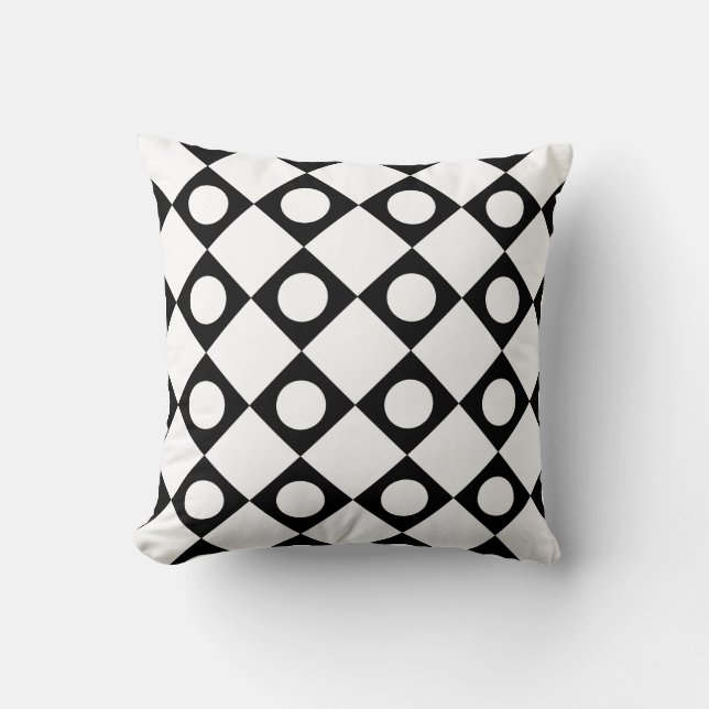 Mod Retro 60's White Cushion (Front)