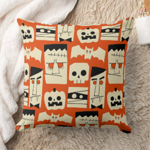 Mod Retro Monsters Cushion