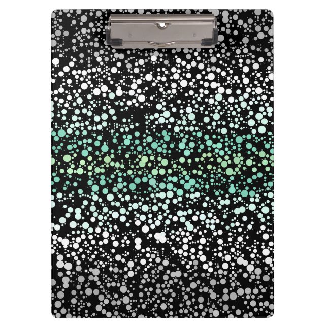 Mod Retro Quirky Groovy Boho Paragender Pride Clipboard (Front)