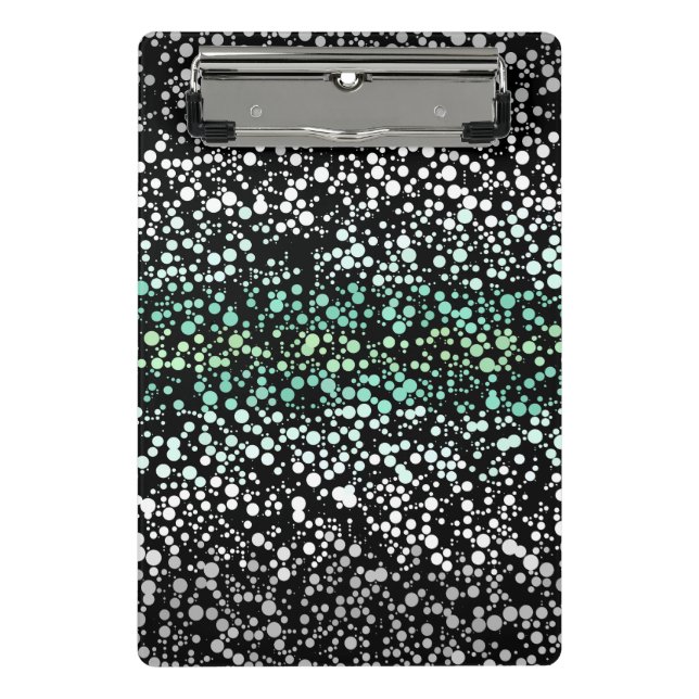 Mod Retro Quirky Groovy Boho Paragender Pride Mini Clipboard (Front)