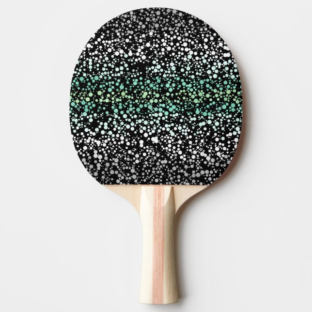 Mod Retro Quirky Groovy Boho Paragender Pride Ping Pong Paddle (Front)