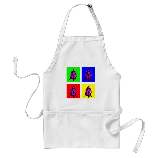 Mod Rider 2010 Pop Art Standard Apron (Front)