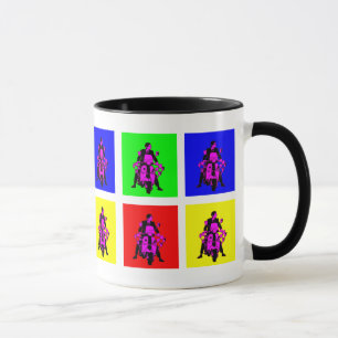 Mod Rider Pop Art Mug