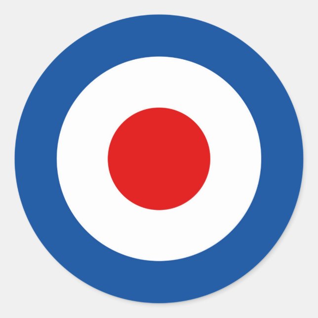 Mod Roundel 1.5" Stickers (Front)