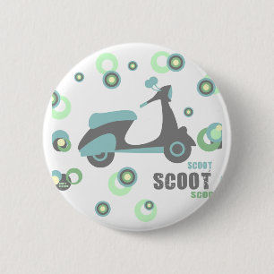 Mod Scooter 6 Cm Round Badge