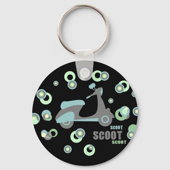 Mod Scooter Keychain (Front)