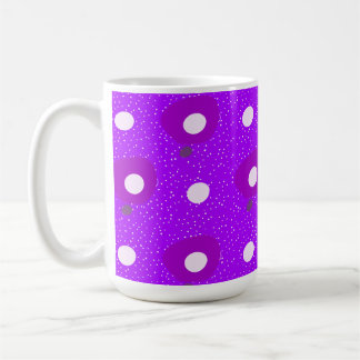 mod shapes_purple coffee mug