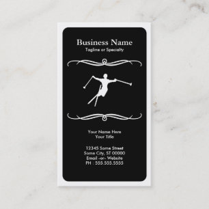mod ski business card