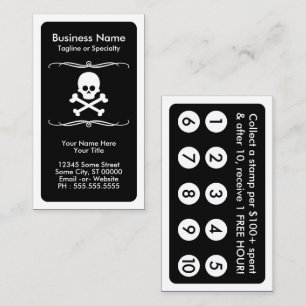 mod SKULL loyalty card