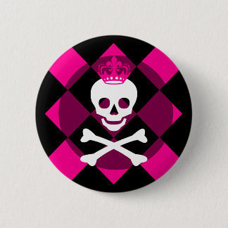 Mod Skull Pinz 6 Cm Round Badge