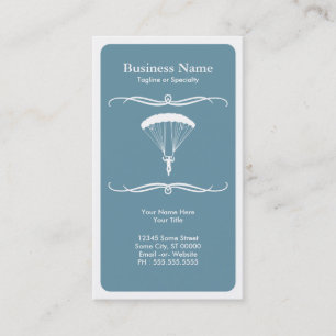 mod skydiving business card