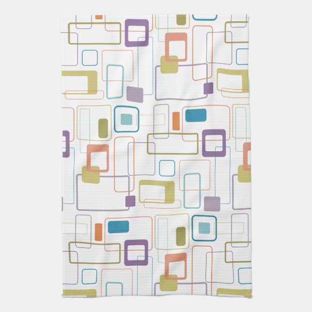 Mod Square Dish Towel (Vertical)