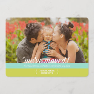 Mod Stripes Moving Announcement