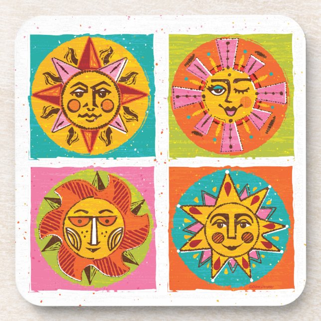 Mod Sun Faces Coaster (Front)