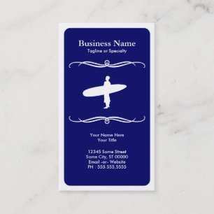 mod surfing business card