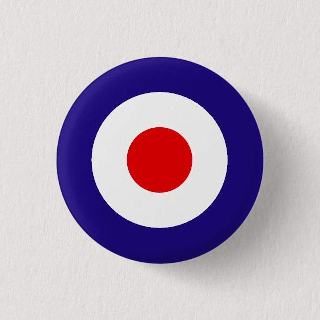 Mod Target 3 Cm Round Badge (Front)