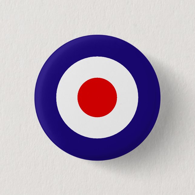 Mod Target 3 Cm Round Badge (Front)