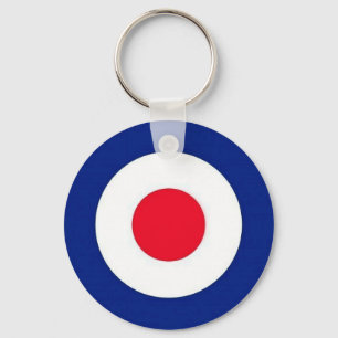 Mod Target Design Key Ring