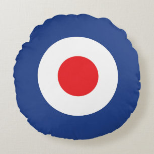 Mod Target Design Sixties Roundel Design Round Cushion