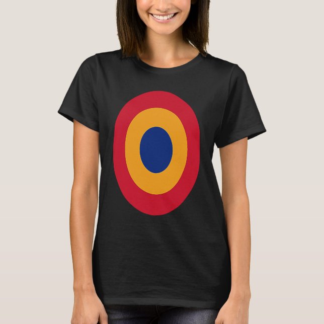 Mod Target in Red Yellow Blue T-Shirt (Front)