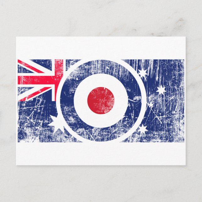 Mod Target Mods Australia Roundel Target Scooter Postcard (Front)