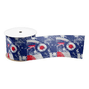Mod Target Mods Australia Target Grunge Roundel Satin Ribbon