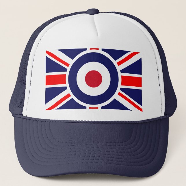 Mod Target Mods England Target Scooter Trucker Hat (Front)