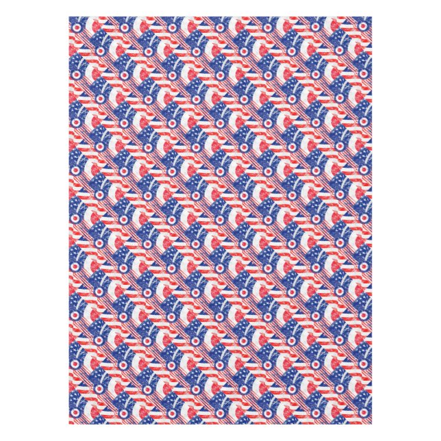 Mod Target Mods USA Target Grunge Roundel Tablecloth (Front)