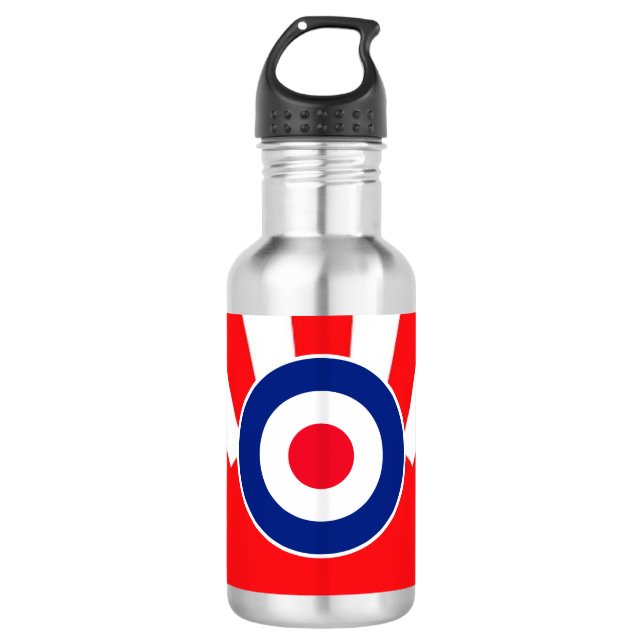 MOD Target on Burst Japan 710 Ml Water Bottle (Front)