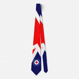 Mod Target on UK Flag Tie