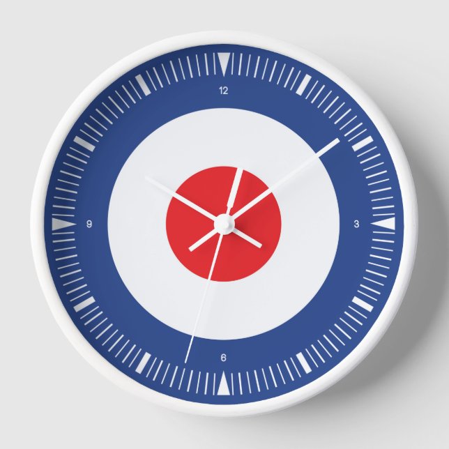 Mod target roundel design clock (Front)