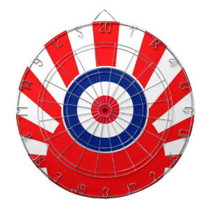 MOD Target Roundel on Burst Japan Dartboard