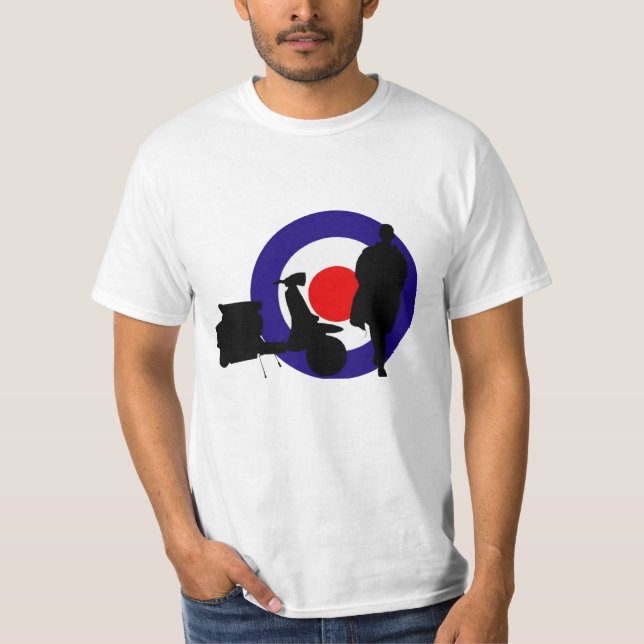 MOD TARGET SCOOTER DESIGN T-Shirt (Front)