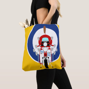 Mod Target Scooter Tote Bag